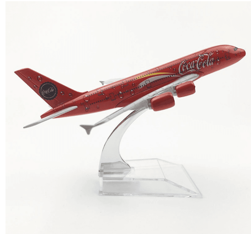 Coca-Cola A380, modelo de 16 cm