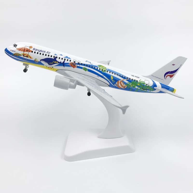 Bangkok Airways Fish A320 · 20 cm, fotografía verificada por tipo de peana