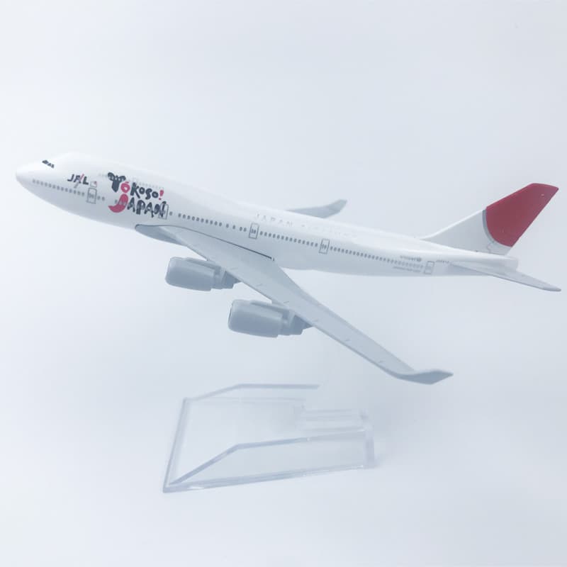 Japan Airlines B747, modelo de 16 cm